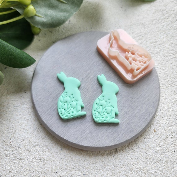 Easter Bunny Polymer Clay cutters Earrings sharp clay cutter