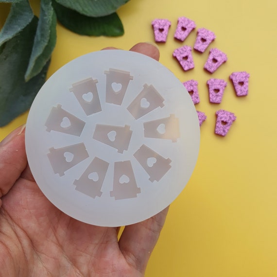 Silicone earring mold "Coffee" Jewelry Resin mould for resin and epoxy