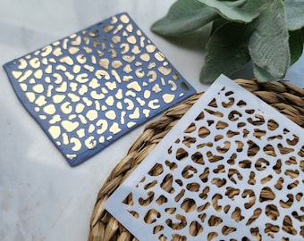 Polymer clay stencil Texture sheet shapes stamp mat T-78