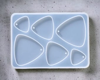 Geometry Silicone Earring Mold, UV Resin Epoxy Mold