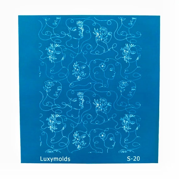 Silk screen stencil for polymer clay "Luxymolds" S-20