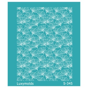 Silk screen stencil for polymer clay "Luxymolds" S-345