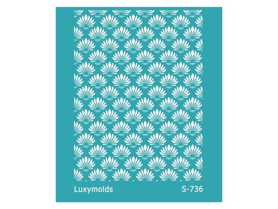 Silk screen stencil for polymer clay "Luxymolds" S-736