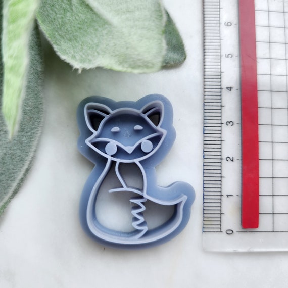 Polymer Clay cutters Stud earrings clay cutters Earrings molds Polymer clay tool Fall cutters Fox sharp cutter stamp Jewelry cutters