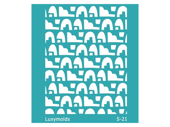 Silk screen stencil for polymer clay "Luxymolds" S-21