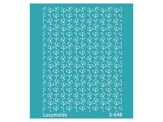 Silk screen stencil for polymer clay "Luxymolds" S-648