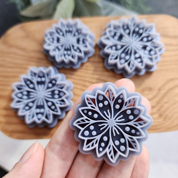 Polymer Clay cutters Flower Floral Earrings molds Polymer clay tools sharp cutter stamp Jewelry earrings cutters cutters Clay supplies