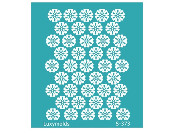 Silk screen stencil for polymer clay "Luxymolds" S-373