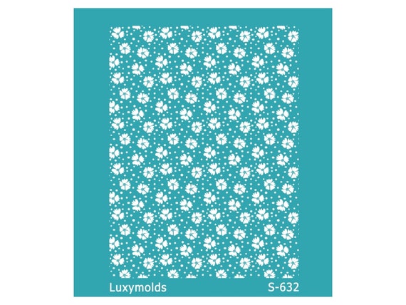 Silk screen stencil for polymer clay "Luxymolds" S-632
