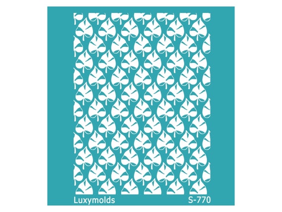 Silk screen stencil for polymer clay "Luxymolds" S-770
