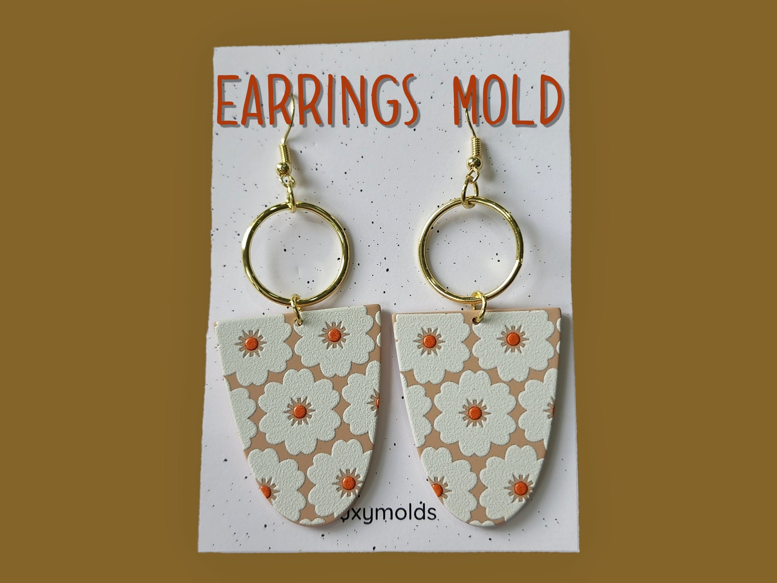 Silicone Earrings Mold / Silicone Epoxy Mold / Silicone Earring