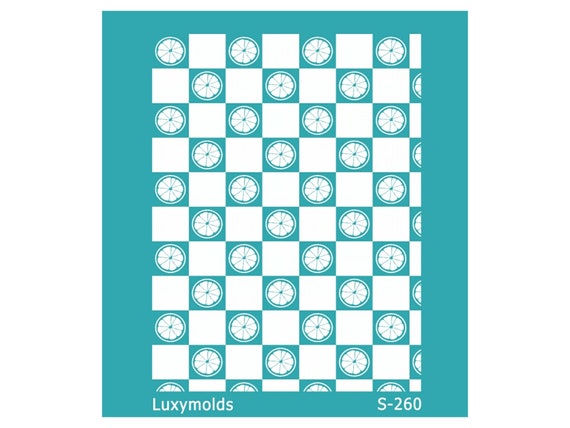 Silk screen stencil for polymer clay "Luxymolds" S-260