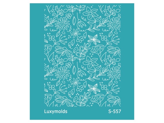 Silk screen stencil for polymer clay "Luxymolds" S-557