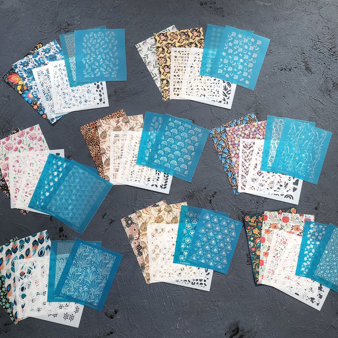 Silk Screen for Polymer Clay, Transfer Paper for Polymer Clay, Clay