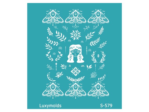 Silk screen stencil for polymer clay "Luxymolds" S-579