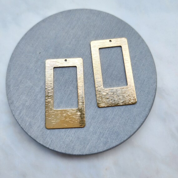 Gold plated charms Earrings components Earrings findings DIY jewelry