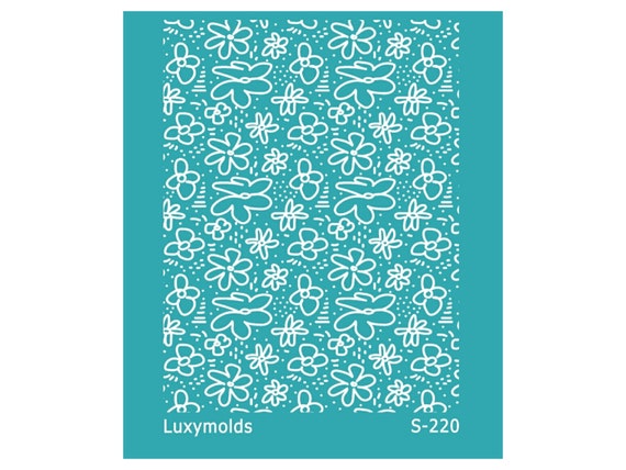 Silk screen stencil for polymer clay "Luxymolds" S-220