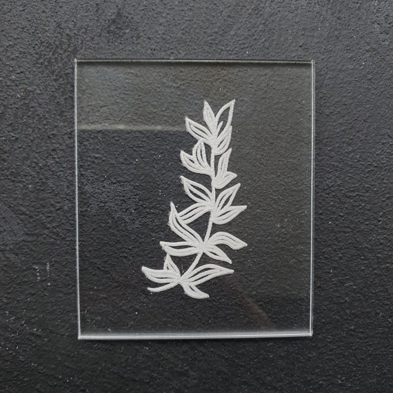 Embossing stamp for polymer clay Floral texture plate Flower debossing stamp Acrylic stamps
