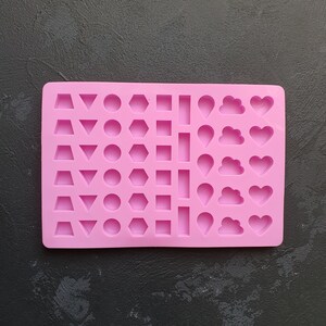 Earrings silicone mold for resin and epoxy craft