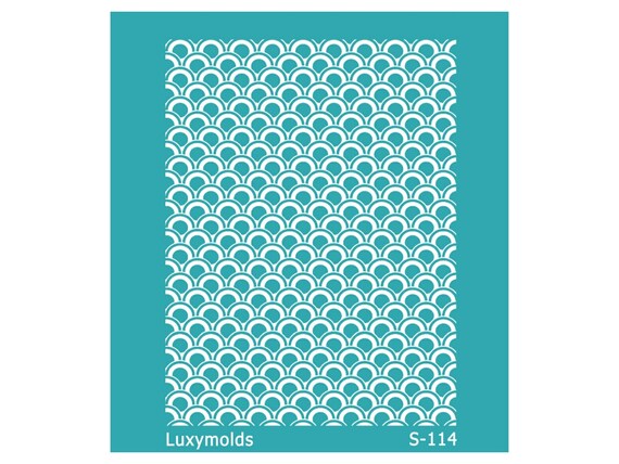 Silk screen stencil for polymer clay "Luxymolds" S-114