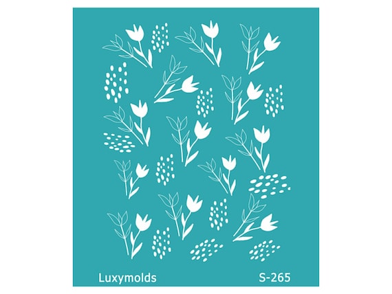 Silk screen stencil for polymer clay "Luxymolds" S-265