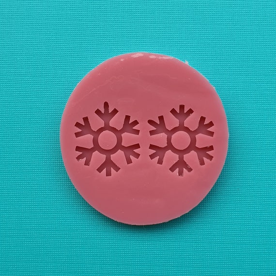 Silicone earring mold "Snowflake" Jewelry Resin mould for resin and epoxy