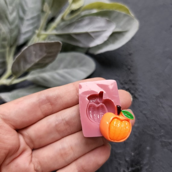 Silicone earrings mold / Silicone epoxy mold /Silicone stud earring moulds/ Silicone UV resin molds / Fruits Orange jewelry mold / Clay tool