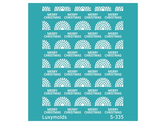 Silk screen stencil for polymer clay "Luxymolds" S-335