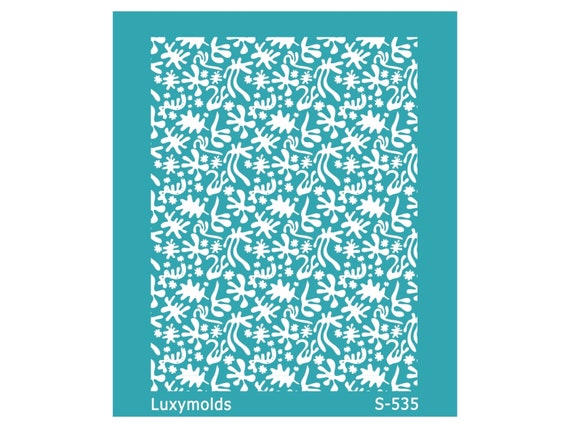 Silk screen stencil for polymer clay "Luxymolds" S-535