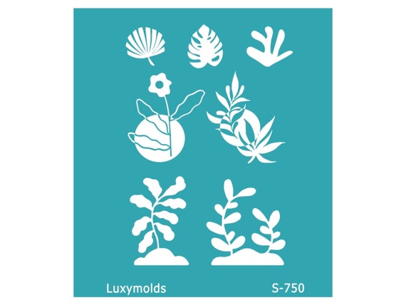 Silk screen stencil for polymer clay "Luxymolds" S-750