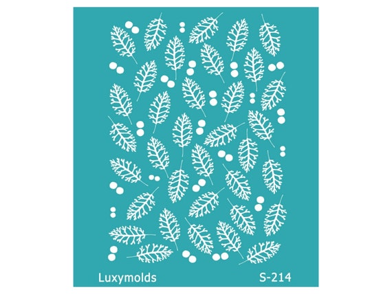 Silk screen stencil for polymer clay "Luxymolds" S-214