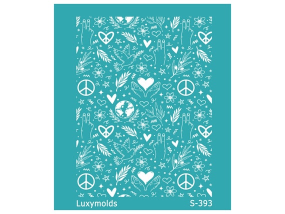 Silk screen stencil for polymer clay "Luxymolds" S-393