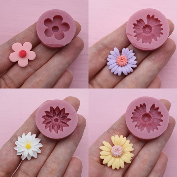 Silicone stud earrings mold Jewelry Resin mould for resin and epoxy