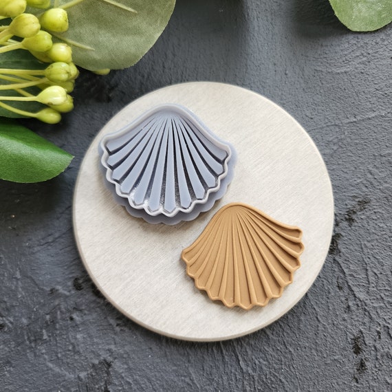 Polymer Clay cutters "Seashell" Earrings sharp clay cutter / Polymer clay tool / Earrings cutter / Botanical cutter / Jewelry cutter