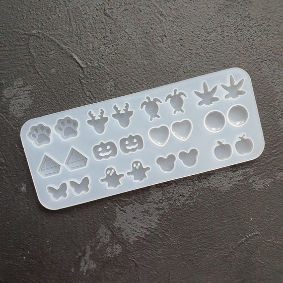 Silicone earrings mold "Animals" for resin and epoxy for stud earrings