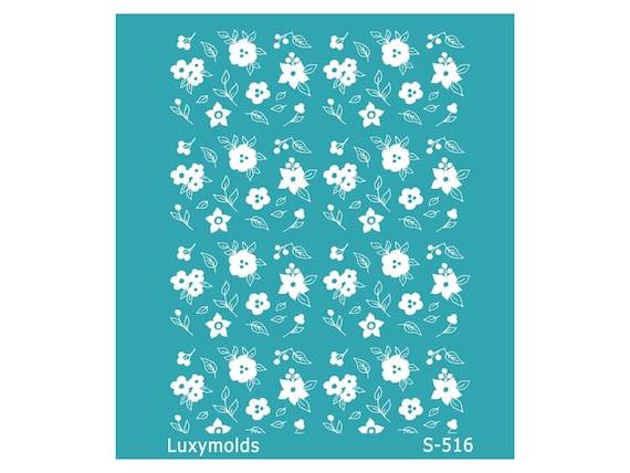 Silk screen stencil for polymer clay "Luxymolds" S-516