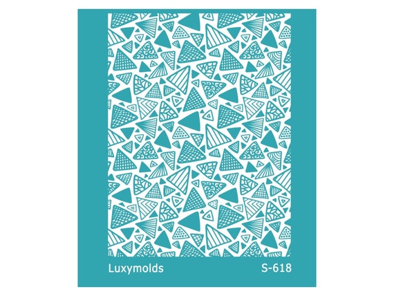 Silk screen stencil for polymer clay "Luxymolds" S-618