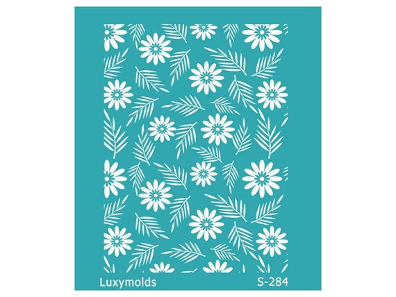 Silk screen stencil for polymer clay "Luxymolds" S-284