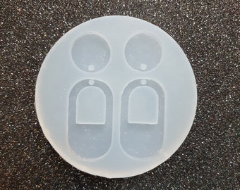 Silicone earring mold Jewelry Resin mould for resin and epoxy