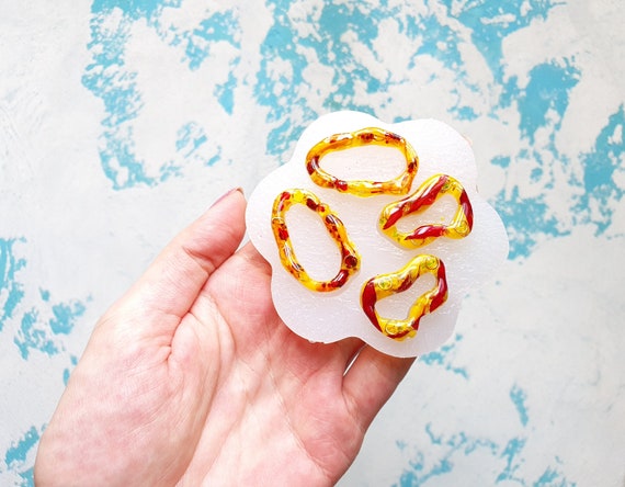 Silicone earrings mold mould for resin and epoxy