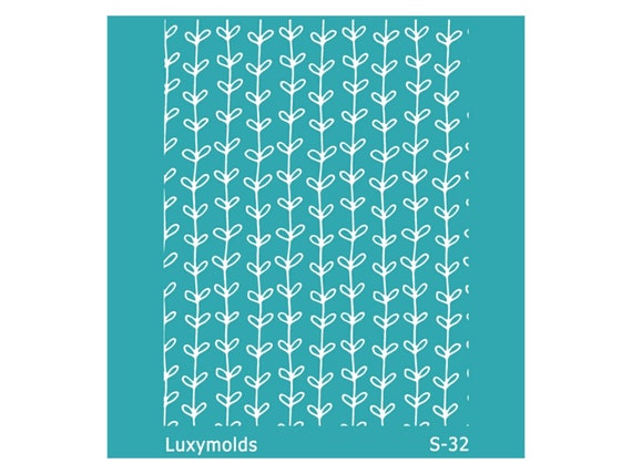 Silk screen stencil for polymer clay "Luxymolds" S-32