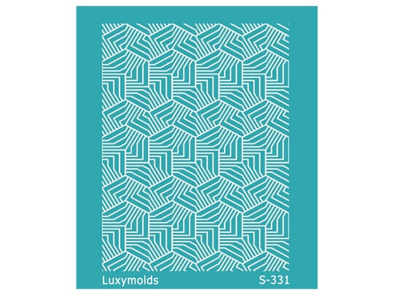 Silk screen stencil for polymer clay "Luxymolds" S-331