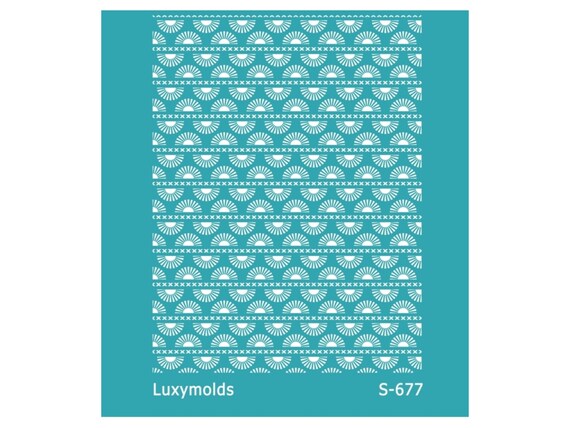 Silk screen stencil for polymer clay "Luxymolds" S-677