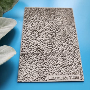 Polymer clay Texture tile Texture mat Clay stamp Polymer clay texture stencils "Bubbles" pattern T-256