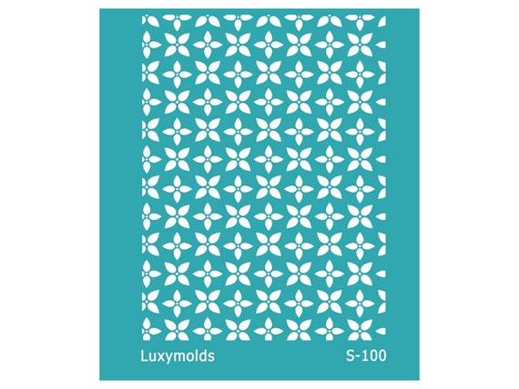 Silk screen stencil for polymer clay "Luxymolds" S-100