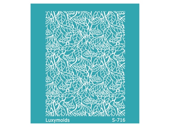 Silk screen stencil for polymer clay "Luxymolds" S-716