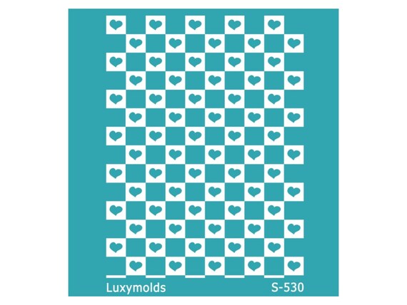 Silk screen stencil for polymer clay "Luxymolds" S-530