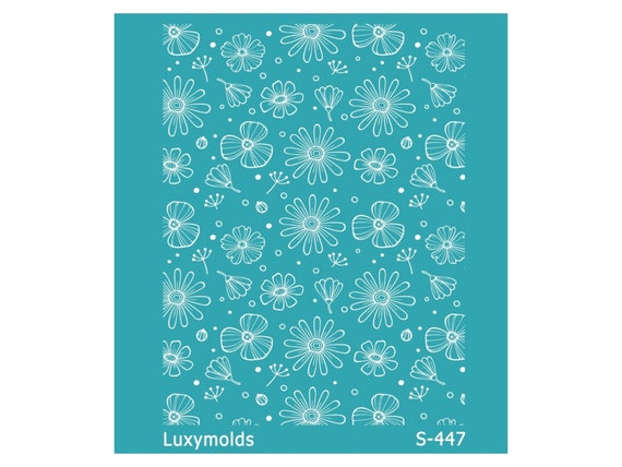 Silk screen stencil for polymer clay "Luxymolds" S-447