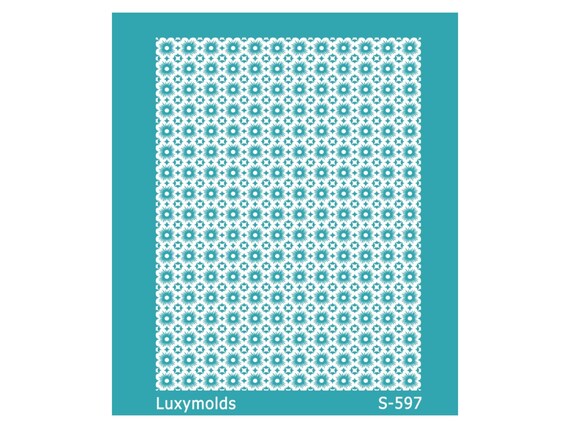 Silk screen stencil for polymer clay "Luxymolds" S-597
