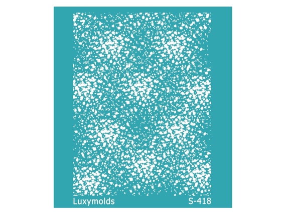 Silk screen stencil for polymer clay "Luxymolds" "Halloween" S-418